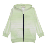 Green stripes 14-Sweat Jacket