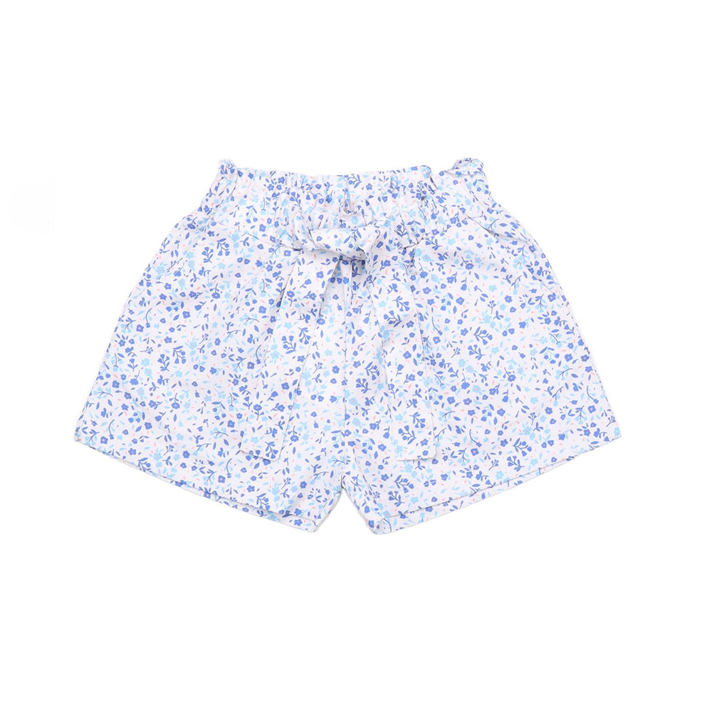 Blue Flowers-Shorts