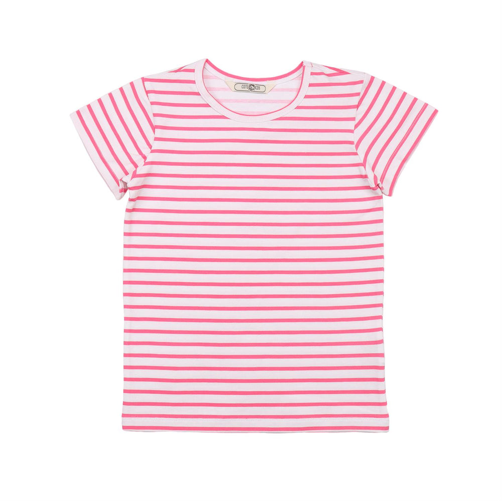 Pink stripes 12-T-Shirt