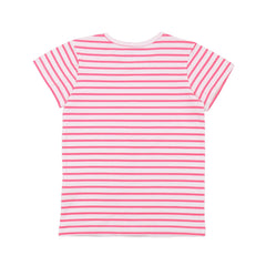 Pink stripes 12-T-Shirt