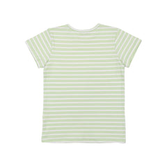 Green stripes 14-T-Shirt