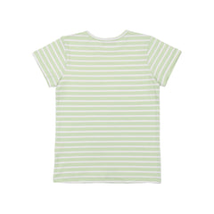 Green stripes 14-T-Shirt