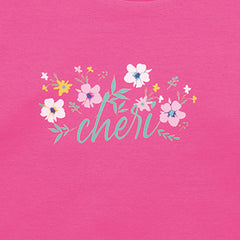 Pink Flowers-Sweatshirt