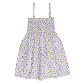 Yellow Flowers-Strap Blouse