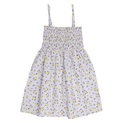 Yellow Flowers-Strap Blouse