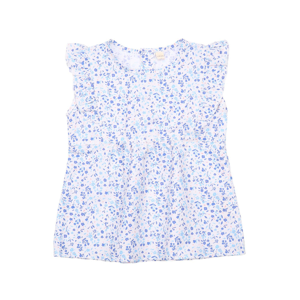 Blue Flowers-Blouse