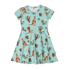 Australian Animals-Flared Dress