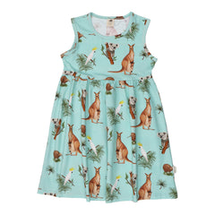Australian Animals-Sleeveless Dress