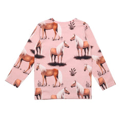 Long-sleeved shirt made of cotton (organic)