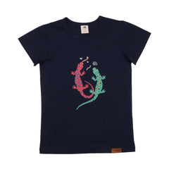 Colorful Salamanders - Cotton (Organic)