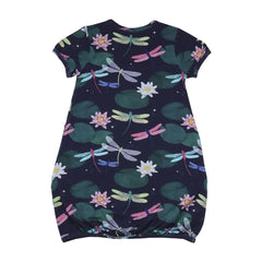 Kurzarm Kleid aus Baumwolle (Bio)