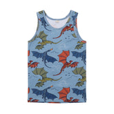 Colorful Dragons - Undershirt