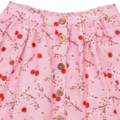 Cherries and Blossoms-Skirt
