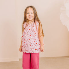 Cherries and Blossoms-Blouse Top