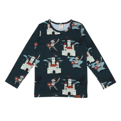 Long-sleeved shirt made of cotton (organic)