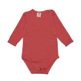 Long-sleeved bodysuit made of cotton (organic)