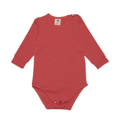 Long-sleeved bodysuit made of cotton (organic)