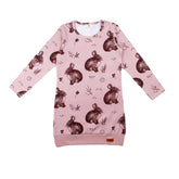 Langarm Kleid aus Baumwolle (Bio)