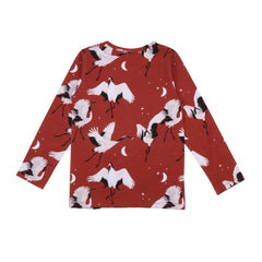 Long-sleeved shirt made of cotton (organic)