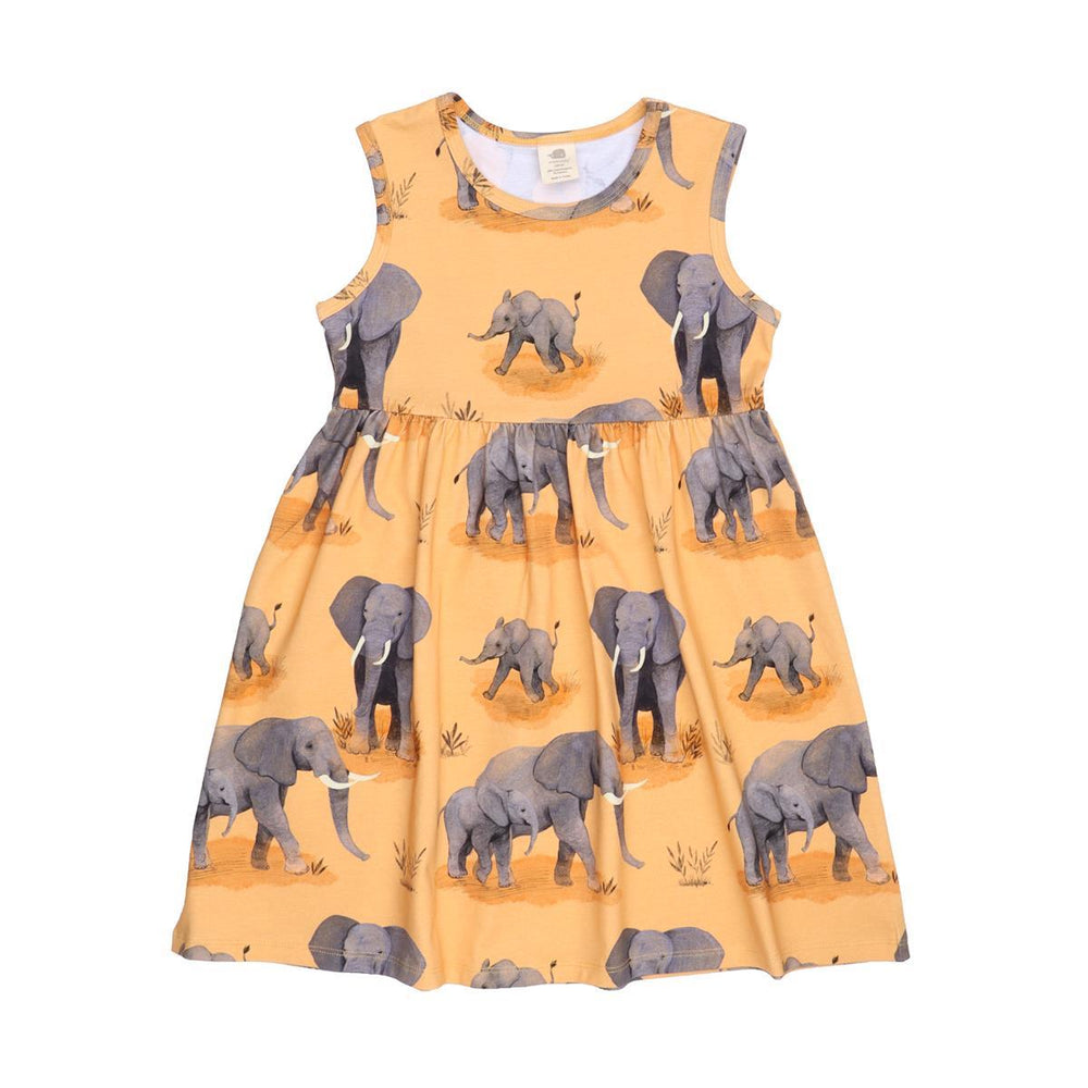 Kurzarm Kleid aus Baumwolle (Bio)