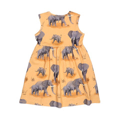 Kurzarm Kleid aus Baumwolle (Bio)