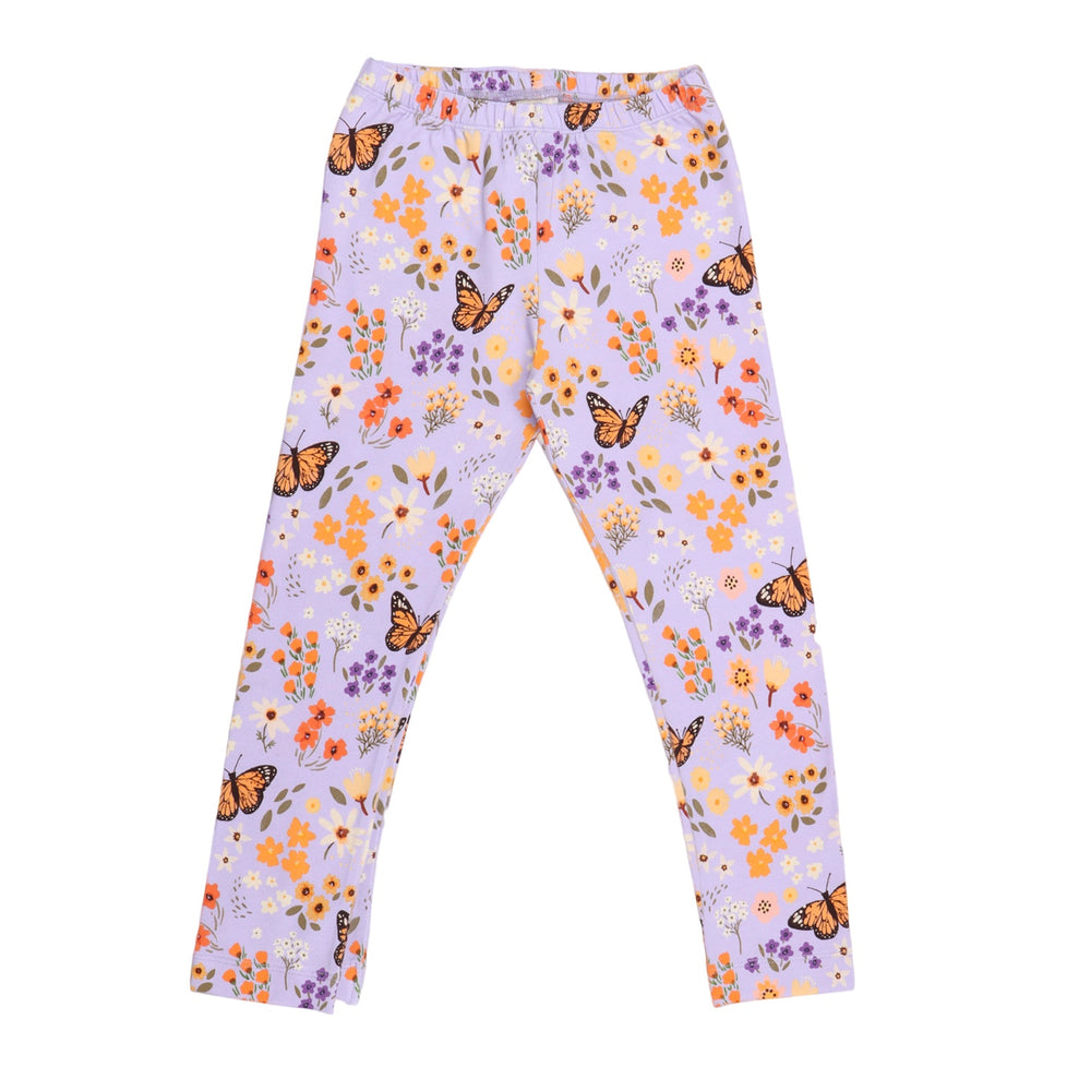 Flowers and Butterflies-Leggings