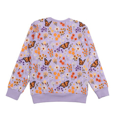 Flowers and Butterflies-Sweatshirt
