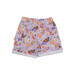 Flowers and Butterflies-Shorts