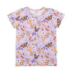 Flowers and Butterflies-T-Shirt