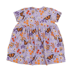 Flowers and Butterflies-Babydoll Dress