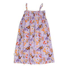 Flowers and Butterflies-Strap Dress