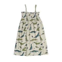 Funny Crocodiles-Strap Dress
