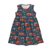 Fire Fighters-Sleeveless Dress