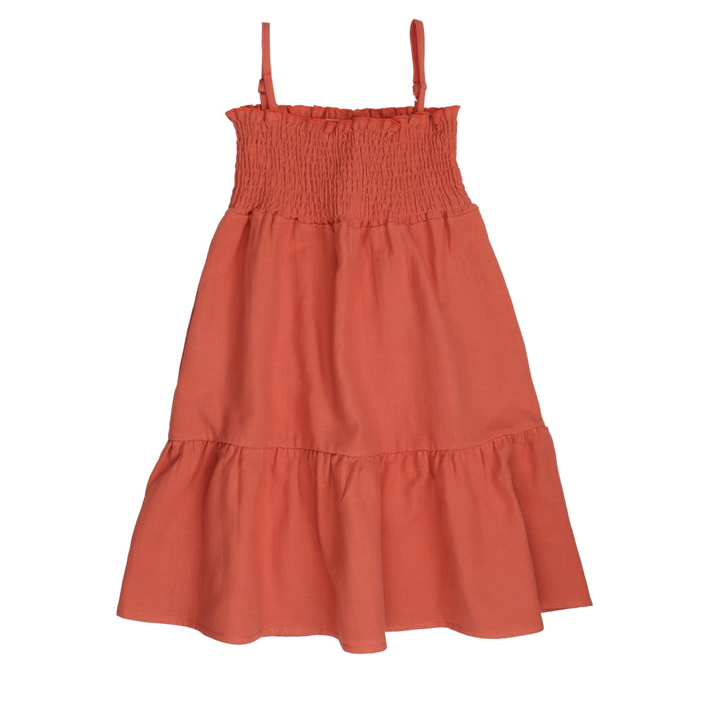 Golden Ochre-Strap Dress