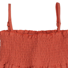 Golden Ochre-Strap Dress