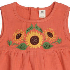 Golden Ochre-Sleeveless Dress