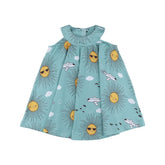 Kurzarm Kleid aus Baumwolle (Bio)