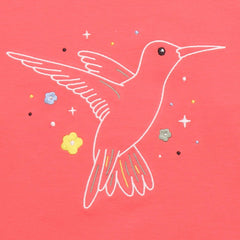 Hummingbirds Around Flowers-Sweatshirt