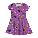 Happy Hoopoes-Flared Dress