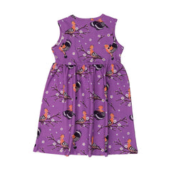 Happy Hoopoes-Sleeveless Dress