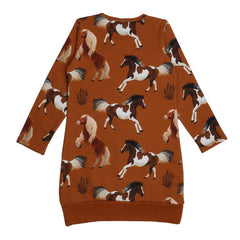 Sweat dress made of cotton (organic)