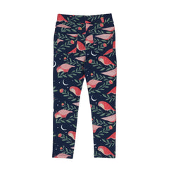 Pinky Birds-Sweat Leggings