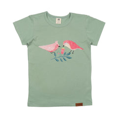 Pinky Birds - Cotton (Organic)