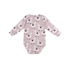 Langarm Body aus Baumwolle (Bio)