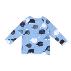 Langarm Shirt aus Wolle