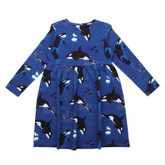 Langarm Kleid aus Baumwolle (Bio)