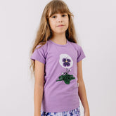 Purple Violas-T-Shirt