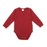 Long-sleeved bodysuit made of cotton (organic)