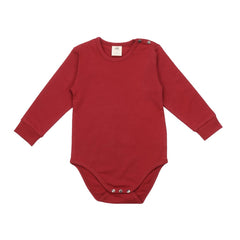Long-sleeved bodysuit made of cotton (organic)