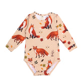 Langarm Body aus Baumwolle (Bio)